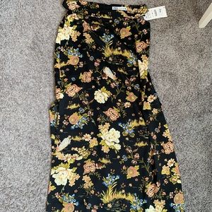 ZARA Floral Maxi Skirt (Matching Set)